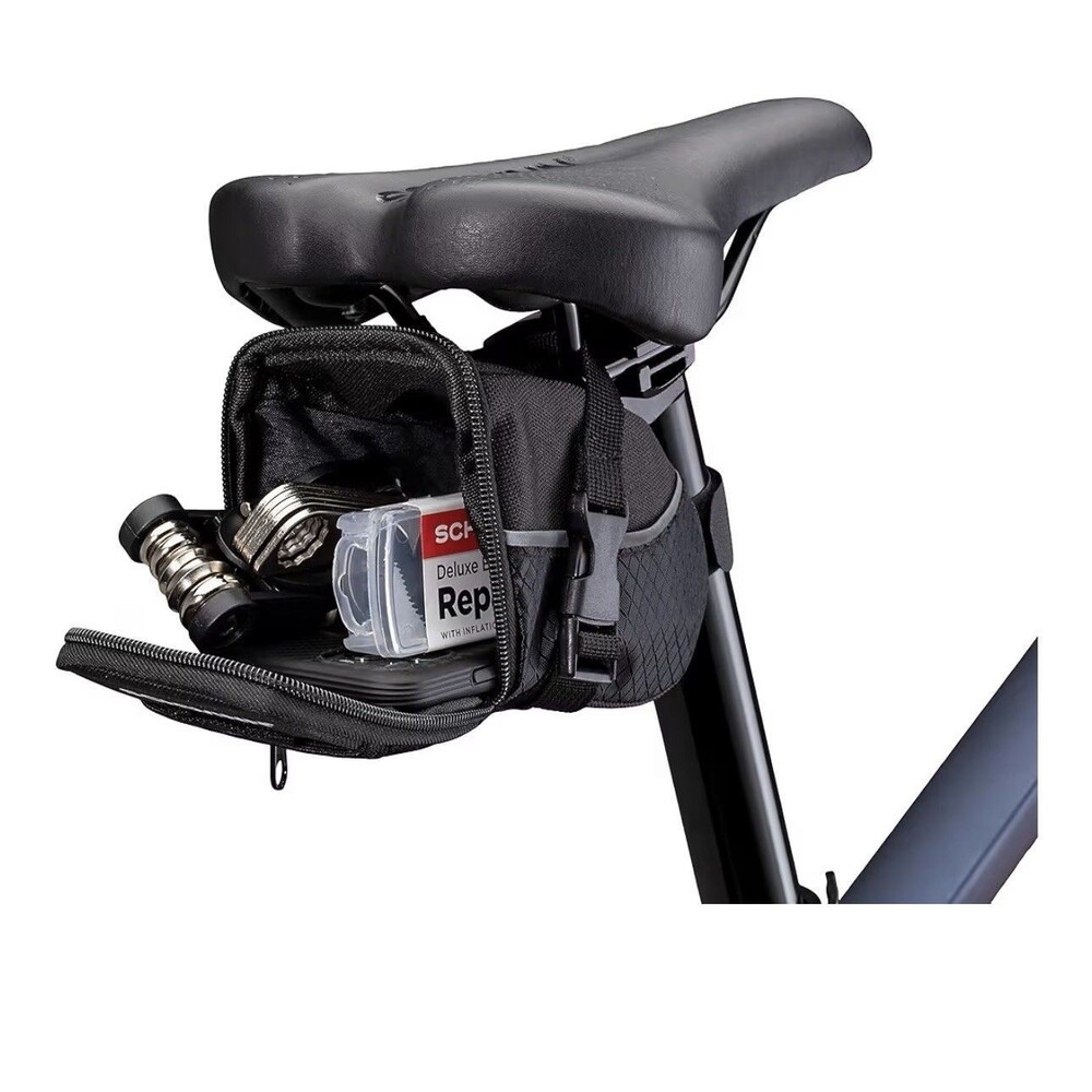 SCHWINN BIKE BAG PANNIER STORAGE MOUNTED BICYCLE ACCESSORIE BLACK new